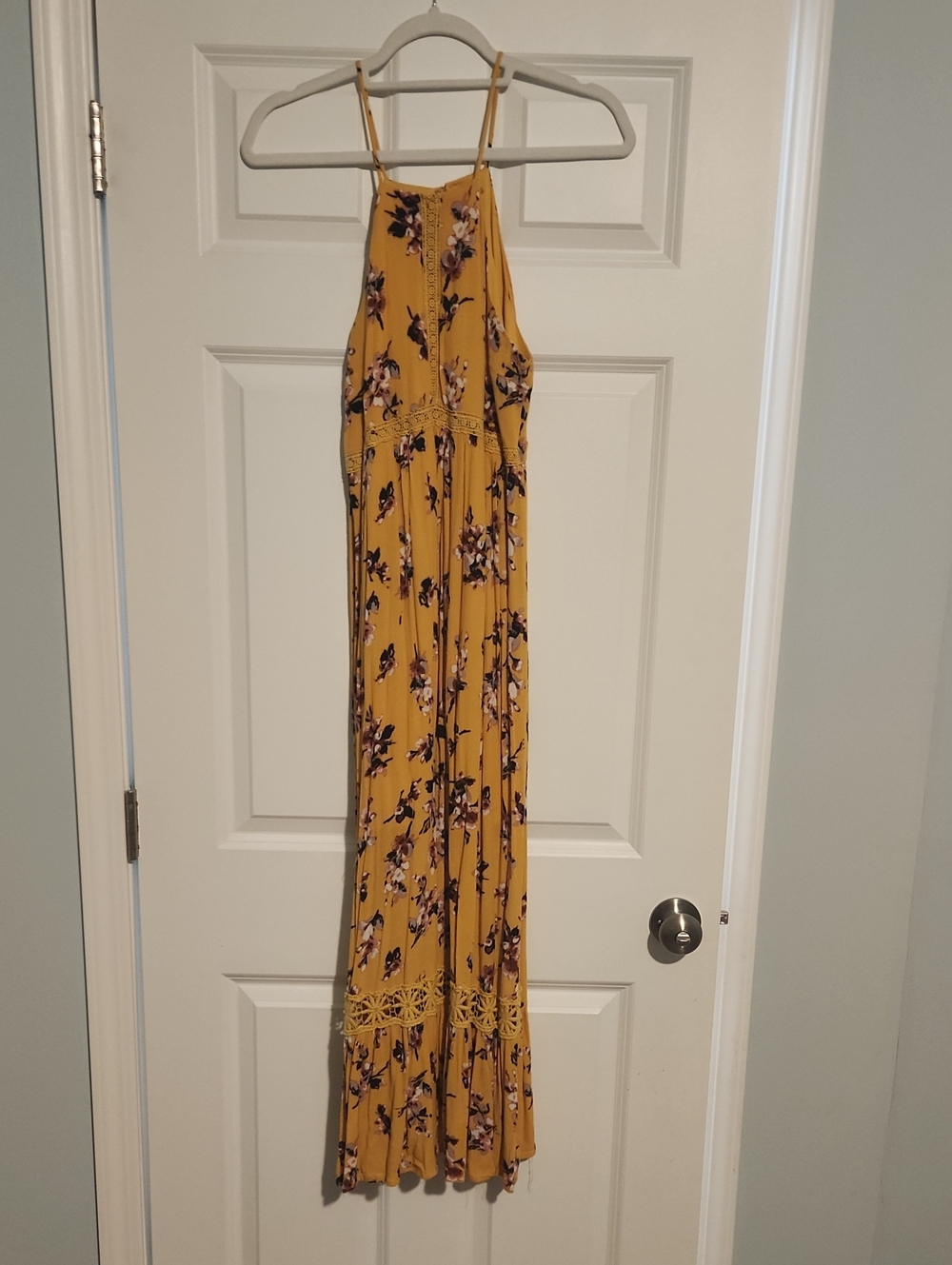 miami Yellow Floral Sleeveless Top